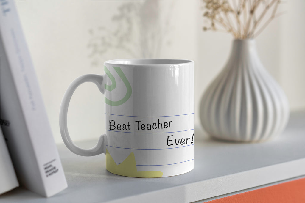Custom Mug - Best Teacher Notebook