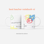 Custom Mug - Best Teacher Notebook