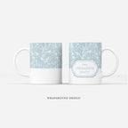Custom Mug - Blue Pattern Family