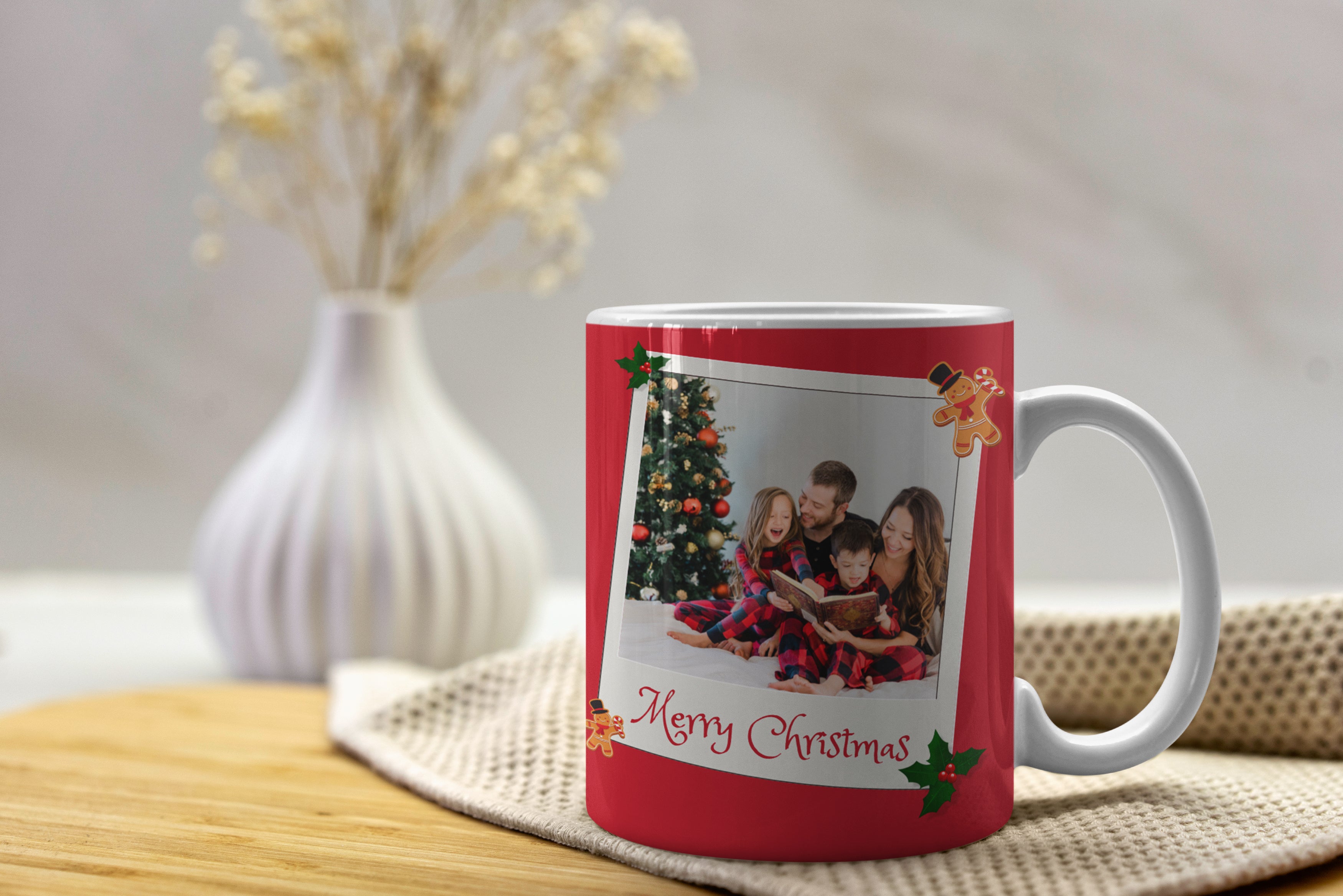 Custom Photo Mug - Christmas Picture