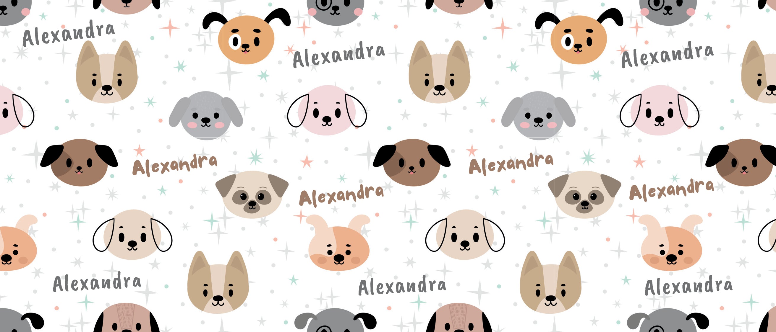 Custom Mug - Dog Pattern