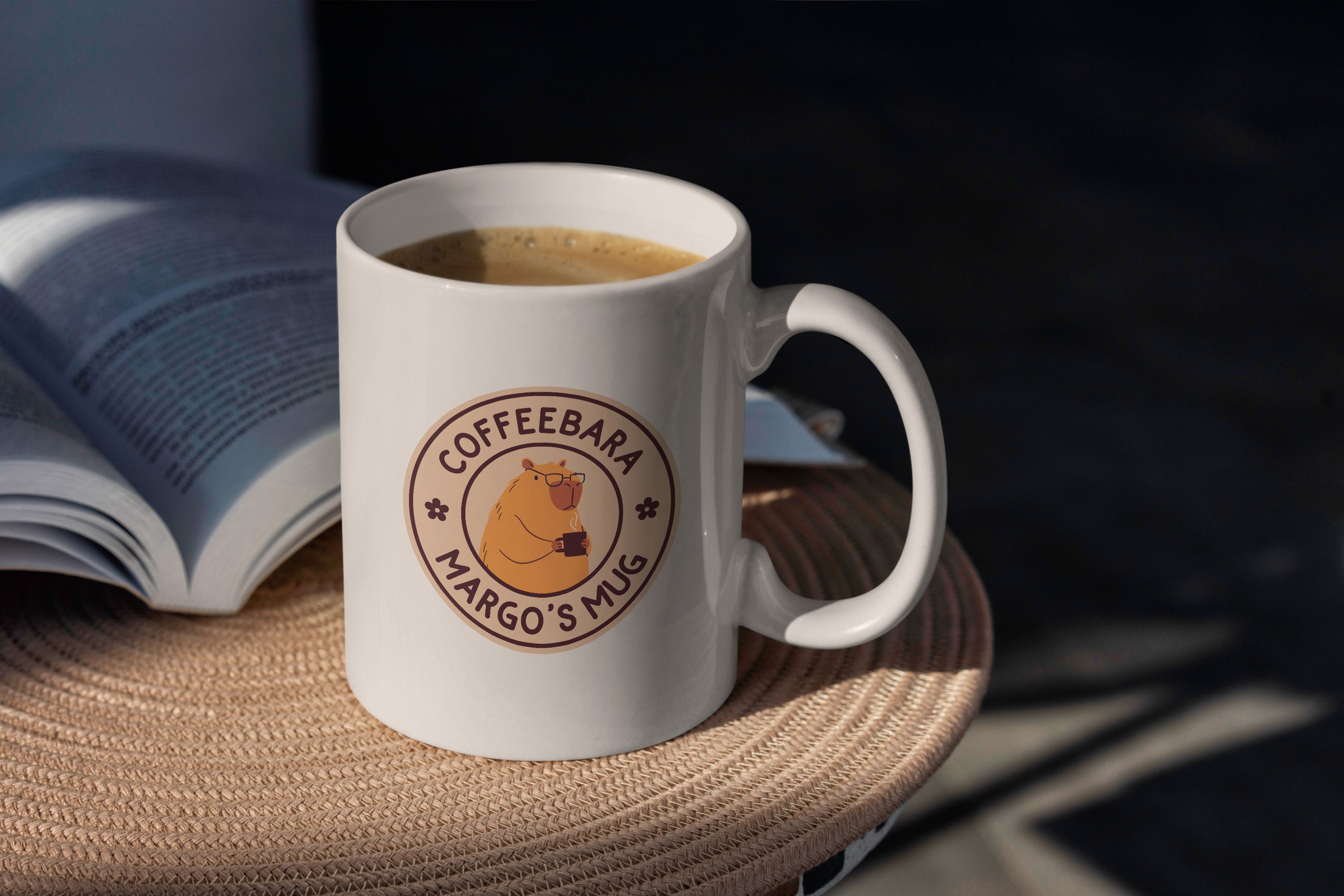 Custom Mug - Coffee Capybara