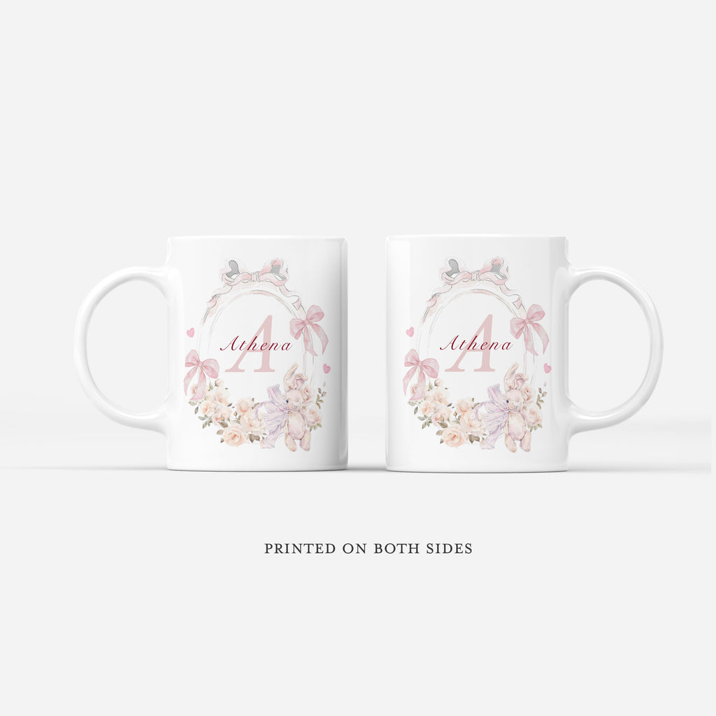 Custom Mug - Bunny Flower