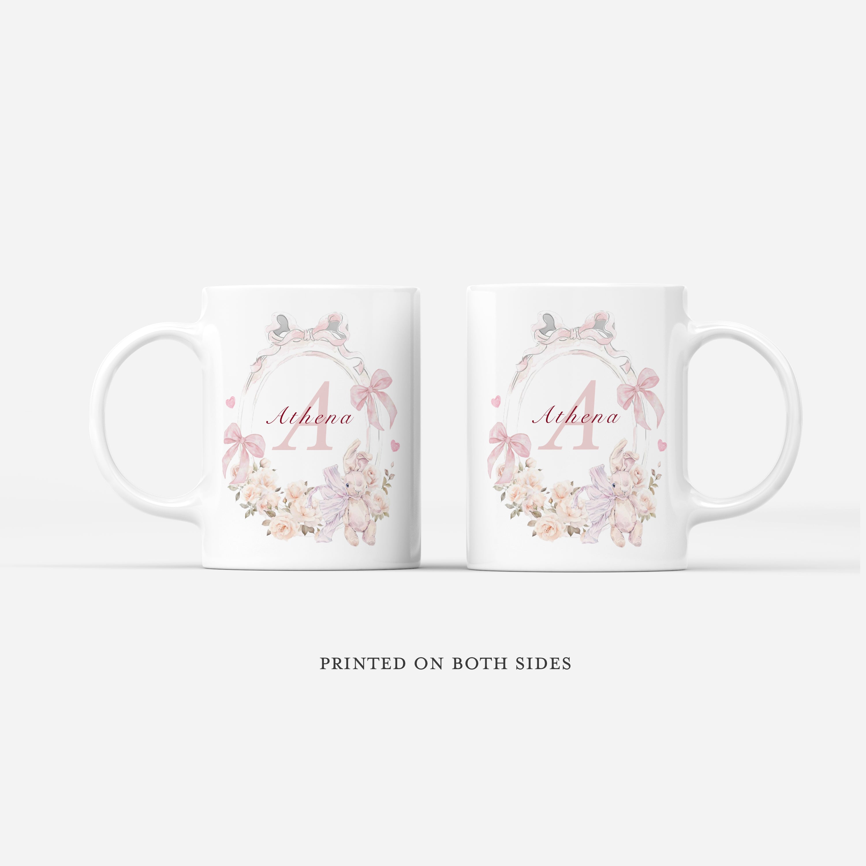 Custom Mug - Bunny Flower