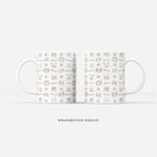 Custom Mug - Cat Pattern