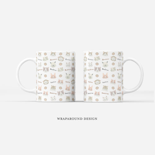 Custom Mug - Cat Pattern