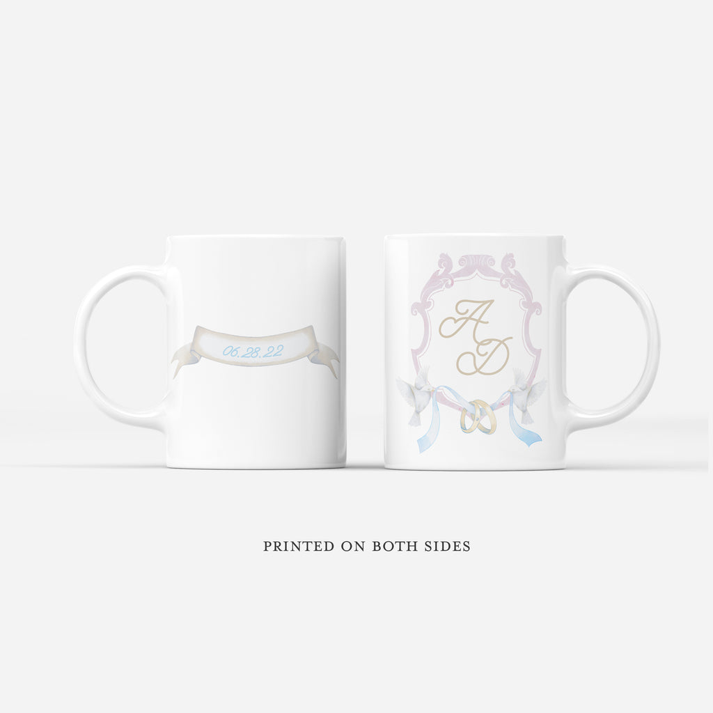 Custom Mug - Dove Rings