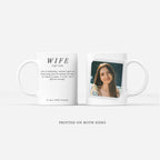 Custom Photo Mug - Wife