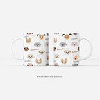 Custom Mug - Dog Pattern