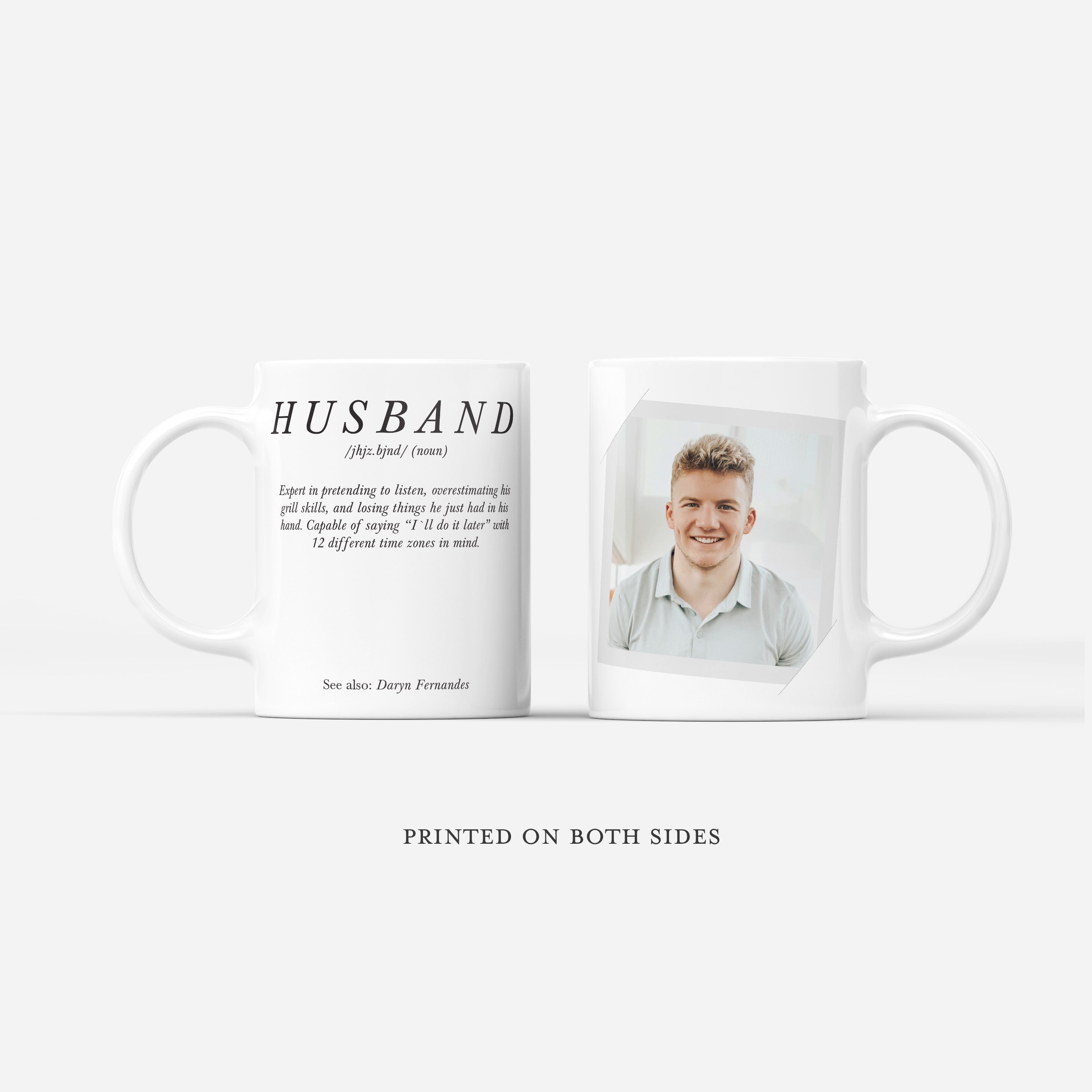Custom Photo Mug - Husband