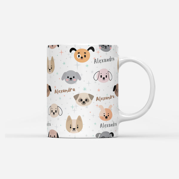 Custom Mug - Dog Pattern