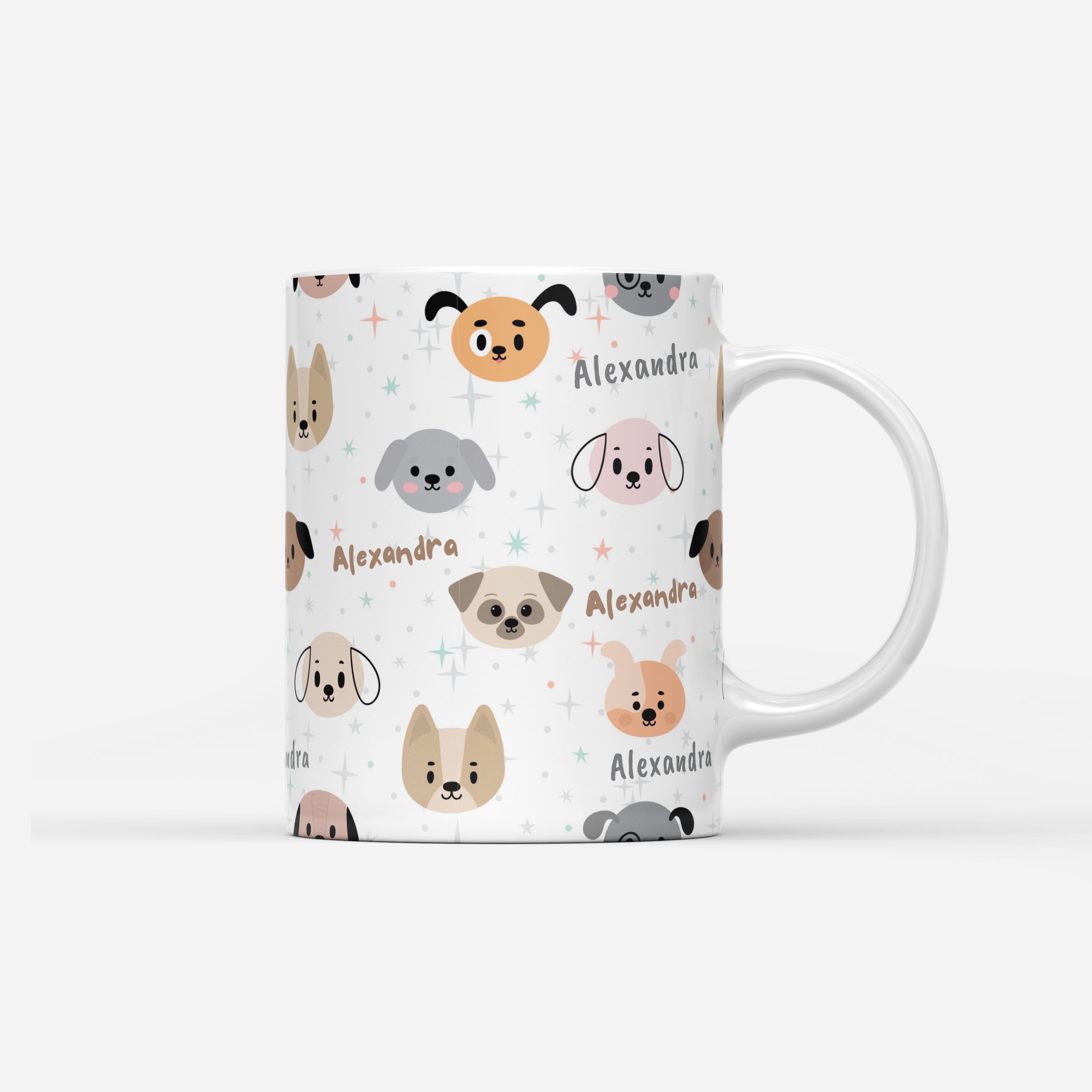 Custom Mug - Dog Pattern