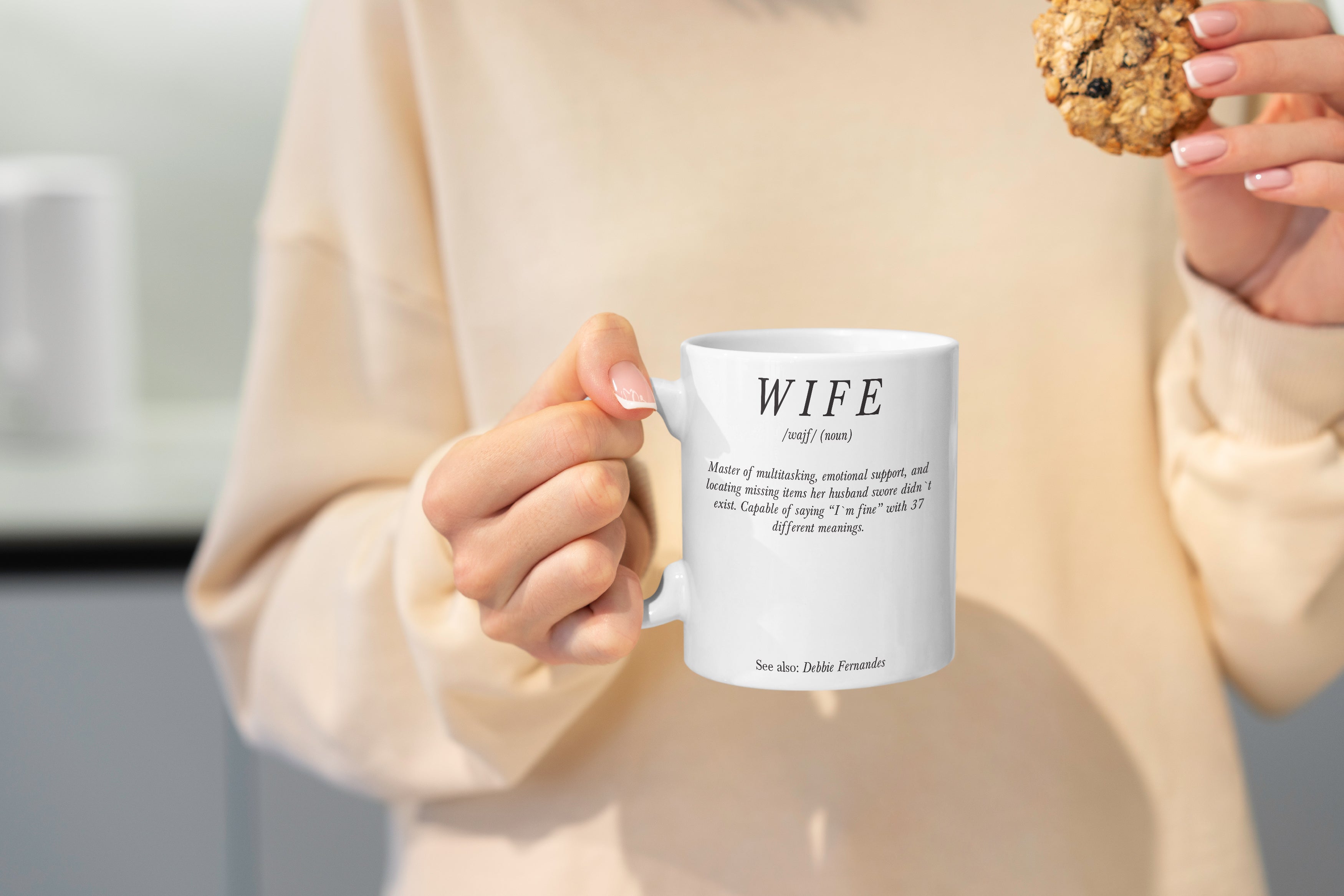 Custom Photo Mug - Wife