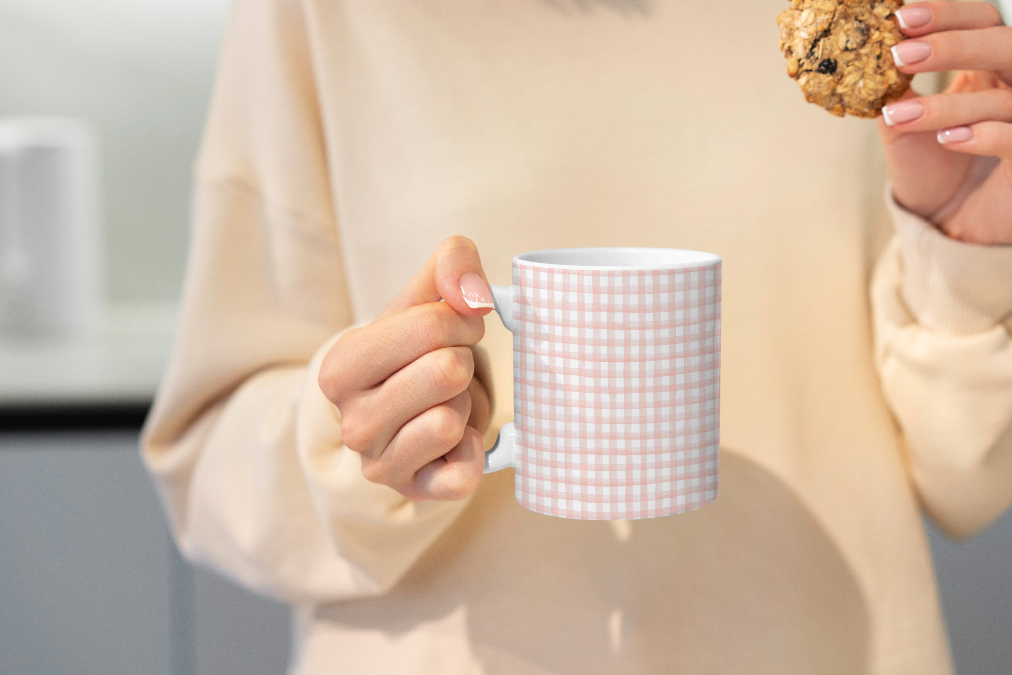 Custom Mug - Gingham