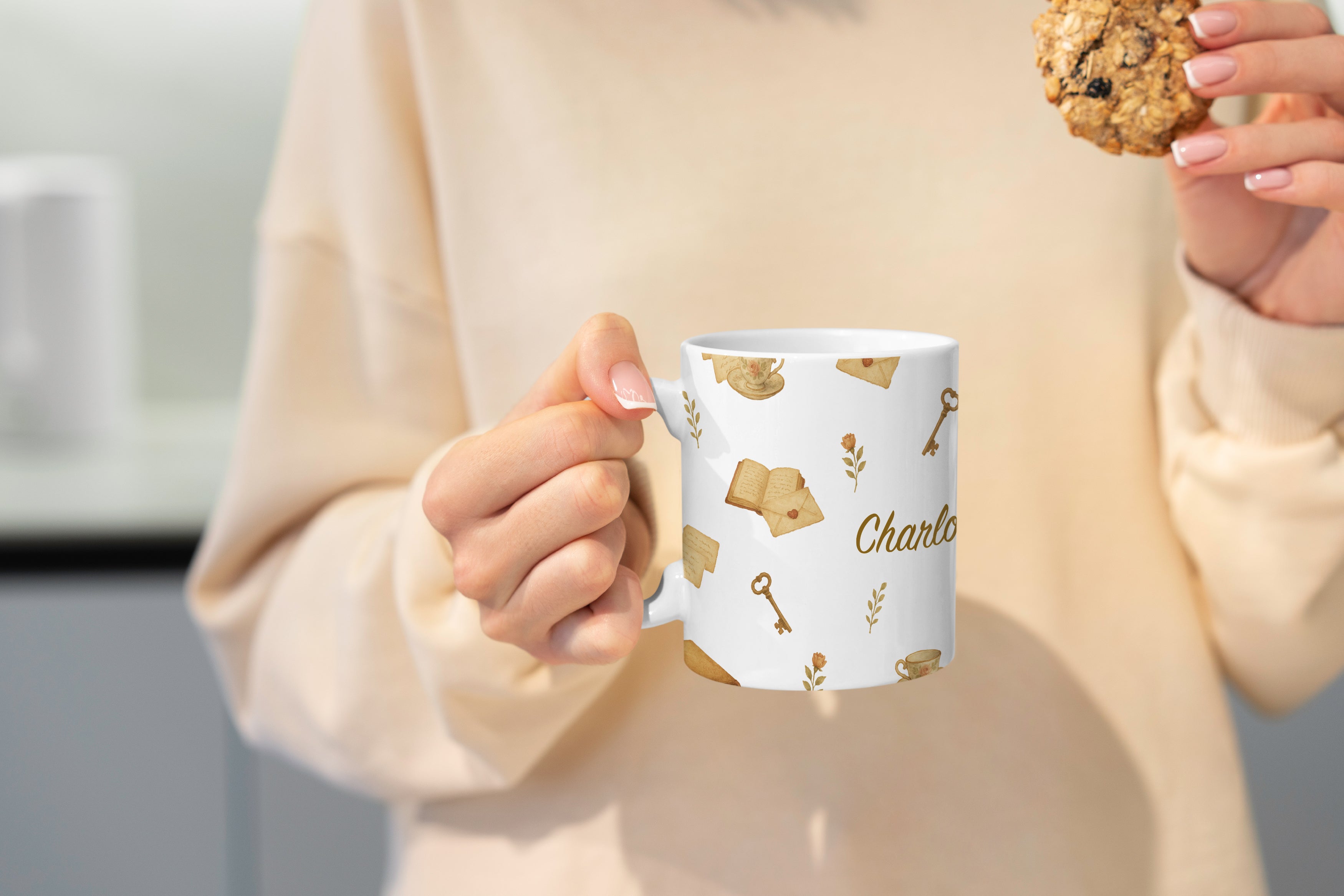 Custom Mug - Vintage Letters