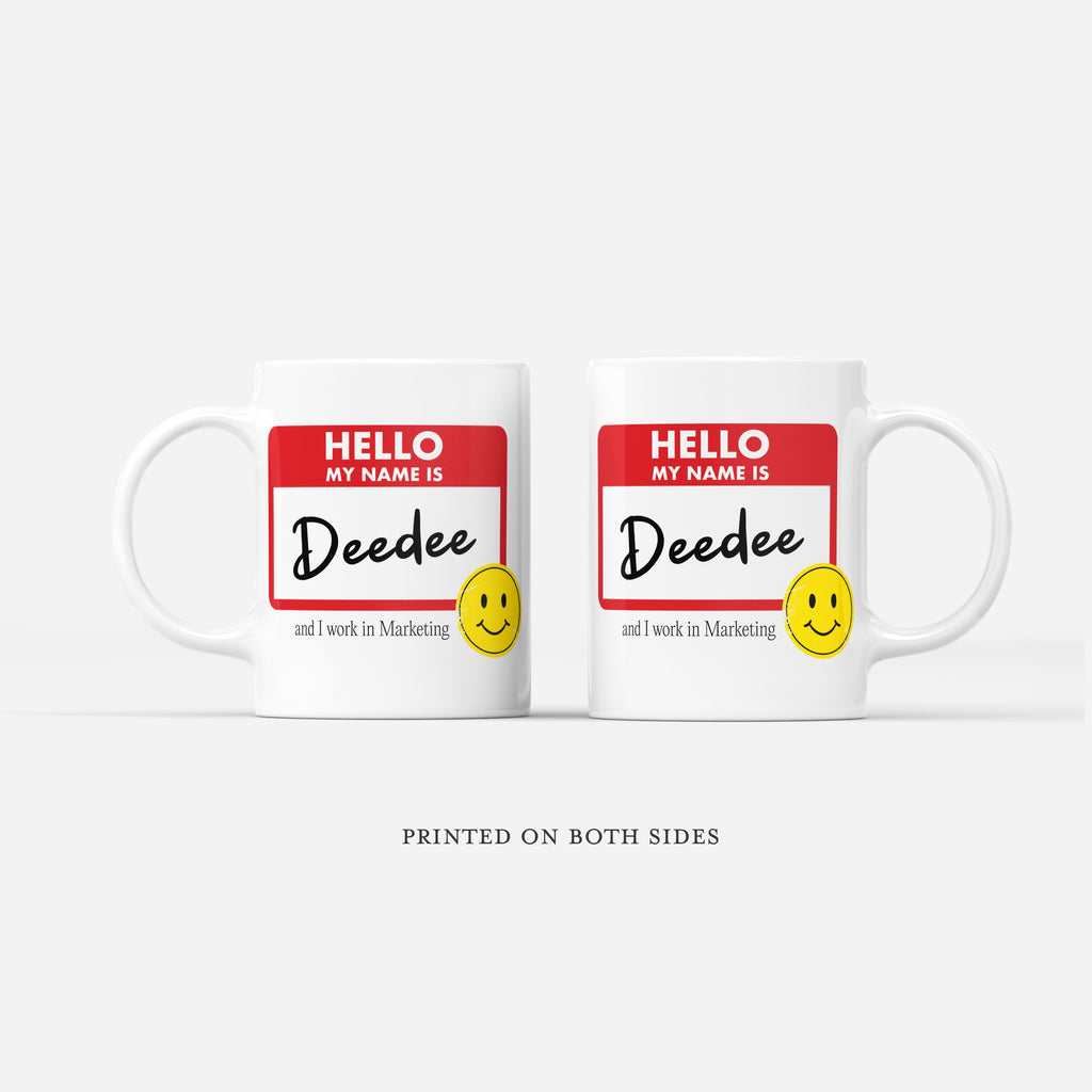 Custom Mug - Name Tag