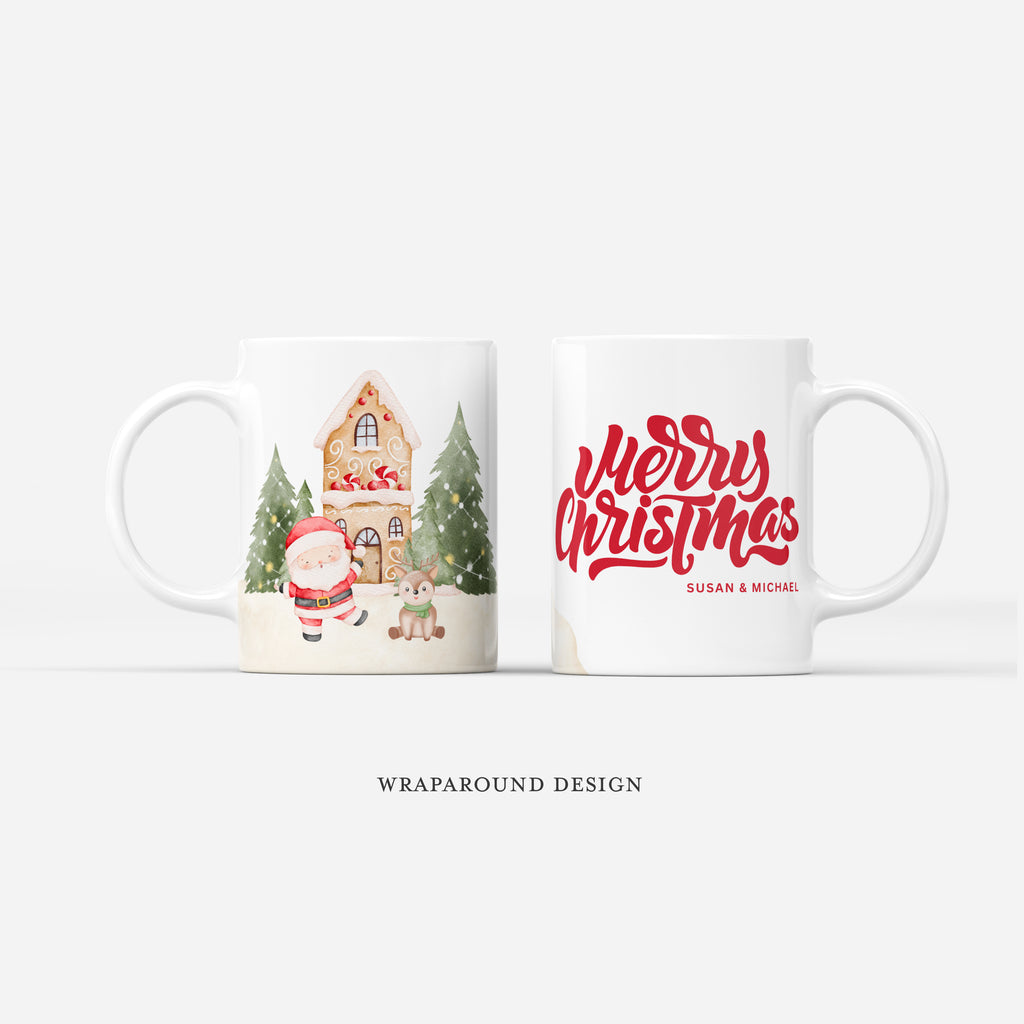 Custom Mug - Santa and Reindeer