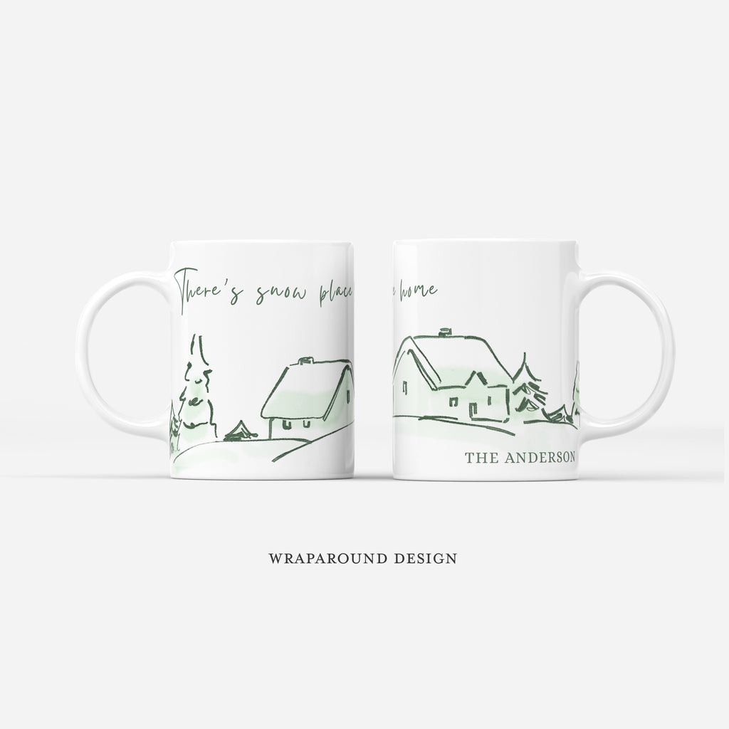 Custom Mug - Snow Place Like Home